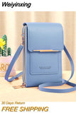Weiyinxing Women Bags Soft Leather Wallets Touch Screen Cell Phone Purse Crossbody Shoulder Strap Handbag for Female Cheap Women's Bags