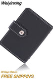 Weiyinxing ID Credit Card Holder Fashion Women's 26 Cards Slim PU Leather Pocket Case Purse Wallet for Women Men Female