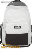 Weiyinxing Women Waterproof College Backpack Cool Girl Boy High Capacity School Bag Lady Men Laptop Fashion Female Travel Book Bag New