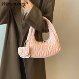Weiyinxing in luxury designer handbag with mini purse corduroy handbags for women tote bag lady simple women's bag 2023 trend hand bags