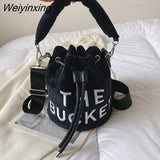 Weiyinxing YIDE 2023 New Bucket Shoulder Crossbody Bags Women Handbags and Purse 2023 New Lady's Messenger Bags High Quality Women Bag