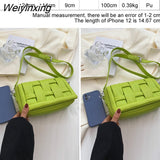 Weiyinxing women's shoulder bag green women's bag 2023 trend crossbody bags for women Candy Color Purses luxury designer woman bags