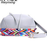 Weiyinxing YIDE Vintage Fashion Small Women Leather Bucket Bag Handbag Tassel Drawstring Shoulder Bag Messenger Crossbody Bags Purses