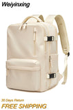 Weiyinxing Travel Backpack Woman Expandable Multifunctional 16 Inch Laptop With Shoe Bag USB Charging Waterproof Lightweight Backpack
