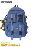 weiyinxing Multiple pocket Waterproof nylon Women Backpack High quality Insert buckle unisex Student schoolbag Lovely Book Mochilas