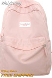 Weiyinxing Female Travel College Backpacks Kawaii Women Laptop Cute Book School Bags Girl Nylon Fashion Ladies Teenager Cool Student