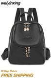 weiyinxing Fashion Women'S Leather Backpack Casual Women Backpack Bag 2023 Small Female Luxury Designer Backpacks for Teenage Girls
