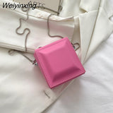 Weiyinxing Checkered Designer Women's Crossbody Bag Casual Shoulder Bag Fashion Solid Color Lady Messenger Clutch Bag Female 2023