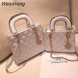 Weiyinxing Bag Handbag Purse 2023 Luxury Crossbody Bags For Women Plaid Candy Color Flap Ladies women's Shoulder Tote Messenger bag