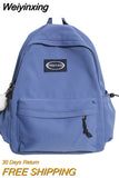 Weiyinxing Girl Green School Bag Small Cute Lady Backpack Waterproof Nylon Female Kawaii Bag College Student Women Backpack Fashion