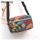 Weiyinxing Cloth Women's Crossbody Bag 2023 Cloth Casual Backpack Messenger Nylon Canvas Bag Shoulder Middle-aged Mother Handbag