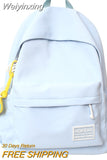 Weiyinxing Lady Kawaii Nylon Book Bag Female Laptop College Backpack Trendy Women Cute Student Backpack Girl Travel School Bags Fashion