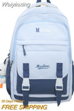 Weiyinxing Women Kawaii Student Laptop Book Bag Fashion Cool Female Travel College Backpack Girl Nylon School Backpack Lady Cute New