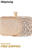 Weiyinxing New Women Diamond Evening Clutch Bags Women Purse Banquet Wallets Wedding Dinner Bags Clutch Bags
