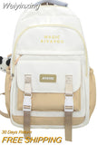 Weiyinxing Kawaii Fashion Nylon Waterproof Laptop Student Book Bag Women College Backpack Girl School Bags Female Travel Cute Trendy
