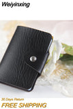 Weiyinxing Women PU Bank Card Holder Candy Color Card Wallet multiple Card Slots Wallet Credit Bussiness Card Holder Large-capacity Purse