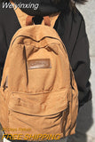 Weiyinxing Ladies Canvas School Backpack Trendy Cool Boy Girl Travel Student Bag Male Female College Backpack Men Women Laptop Bags