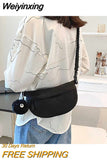 Weiyinxing Bags for Women Casual Solid Fashion Simple Cute Pendant Women's Design Handbag Spring New Female Crossbody Bag