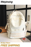 Weiyinxing Color Fashion Women Backpack Female Waterproof Nylon Shoulder Bag Kawaii Travel Bookbag Schoolbag for Teenage Girls