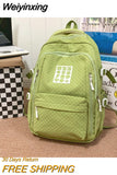 Weiyinxing Woman Backpack Schoolbag for Teenage Girls Boys Female Large Capacity Rucksack High Quality School Bag Mochila Student Sac