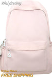 Weiyinxing Women Kawaii Pink Ladies Laptop New Book Bag Trendy Girl Cute Nylon School Backpack Fashion Female Travel College Backpack Cool