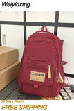 Weiyinxing Multi-pocket Women man Rucksack High Quality Youth Waterproof Backpacks for Teenage Girls Boys Female School Bag Bagpack