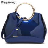 Weiyinxing High Quality Patent Leather Women Bag Ladies Cross Body Messenger Shoulder Bags Handbags Women Famous Brands Bolsa Feminina