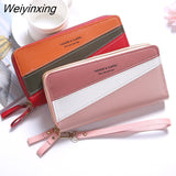 Weiyinxing for Women Kawaii Large Wallet Luxury Designer Lady Wallet Pink Purse Womens Wallet Big Women Leather Wallet Coin Purse