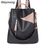 Weiyinxing Ladies Shoulder Bag Girl Purse New 2023 Designer Fashion Women Leather Backpack Soft Touch Multi-Function Small Backpack
