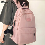 Weiyinxing Girl Boy Laptop Student Backpack New Female Men Travel Book Bag Male Women Nylon College Backpack Fashion Lady School Bag