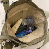 Weiyinxing Bag Shoppers Simple Fashion Zipper Handbags Shoulder Waterproof Large Capacity Zipper Bags 2023 Women's Brand Crossbody