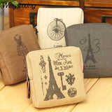 Weiyinxing Classic Women Man Canvas Coin Purse Zip Wallet Small Bag Case Pouch Holder Retro Money Bags Gift