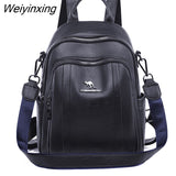 Weiyinxing Women Backpack Designer high quality Leather Women Bag Fashion School Bags Large Capacity Travel Backpacks mochila