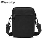 Weiyinxing Mini Crossbody Bag Small Men's Shoulder Bag Men Diagonal Small Backpack Light Messenger Phone Bag Boy Fanny Chest Pack 911