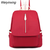 Weiyinxing Women Waterproof School Bag Casual Teenager Girl Shoulder Bags Female Backpack New Female Backpack Fashion Oxford cloth Backpack