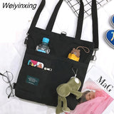 Weiyinxing Women Handbags Shoulder Bag Casual Folding Shopping Tote Bag Fashion Handbags Cross Body Backpack School Bags for Girls