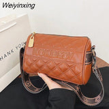 Weiyinxing Women's Bag High End Lady's Leather Bags Pillow Bag Women One Shoulder Crossbody Bags Extravagant Bag High Quality Messenger Bag