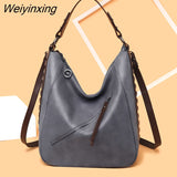 Weiyinxing Quality Rivet Leather Luxury Handbags Women Shoulder Bags Designer Crossbody Bag for Women Bag Fashion Female Messenger Bag