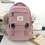 Weiyinxing New Waterproof Nylon Women Backpack Korean Japanese Fashion Female Students Schoolbag Multilayer Simple Sense Travel bag