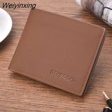Weiyinxing Men's Wallet Leather Billfold Slim Hipster Cowhide Credit Card/ID Holders Inserts Coin Purses Luxury Business Foldable Wallet
