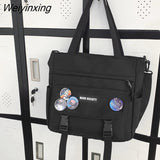 Weiyinxing Large Capacity Student Backpack High Quality Boy Girl Two Piece Schoolbag Set Fashion Waterproof Book Pack Travel Bag New