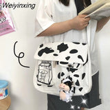 Weiyinxing Print Crossbody Bag For Women Nylon Waterproof Shoulder Purse Messenger Bag Lightweight Pocketbooks