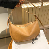 Weiyinxing Leather Women Shoulder Messenger Bag 2023 Vintage Soft Cow Leather Female Crossbody Bag Fashion Handbag Ladies Tote Sac