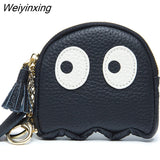 Weiyinxing Women Wallets Soft Genuine Leather Coin Bag Small Lovely Cowhide Wallets Card Holder Large Capacity Money Bag Portable Clutch
