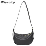 Weiyinxing Leather Women Shoulder Messenger Bag 2023 Vintage Soft Cow Leather Female Crossbody Bag Fashion Handbag Ladies Tote Sac