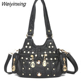 Weiyinxing Handbags Women Bags Designer Small Ladies Crossbody Female Shoulder Bag Fashion PU Leather Messenger Bag Casual Tote Bags