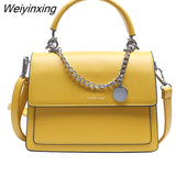 Weiyinxing Small Square HandBag 2023 New Chains Bag Casual All-match Female Shoulder Bag Trendy Bag Women Cross body Bag Girl Black