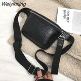 Weiyinxing Women Bag Crocodile Multicolor Messenger Chest Bag Clutch Female Pu Leather Handbag Cross Body Bag Fashion High Quality