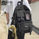 Weiyinxing Black Nylon Bagpack Casual Lady Travel Backpacks Female Anti Theft Rucksack Women School Backpack Korean Back Pack Mochila 911