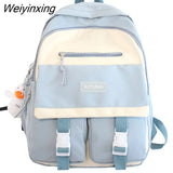 Weiyinxing Girl Waterproof College Backpack Travel School Bags Harajuku Kawaii Cool Backpacks Cute Female New Bag Lady Laptop Women